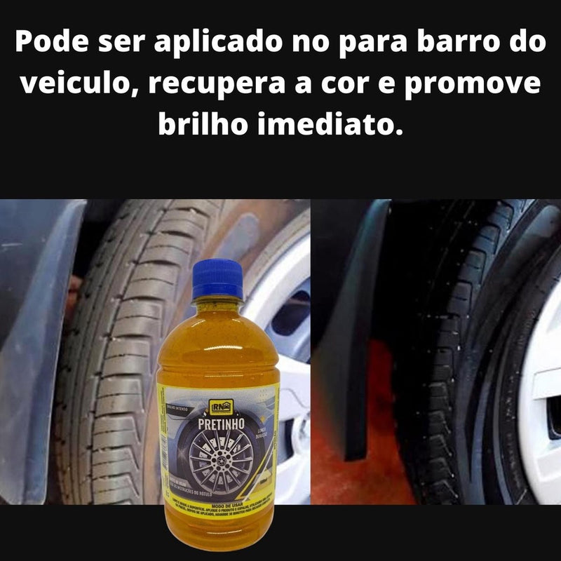 Kit 2 Pretinho Baba de Camelo Automotivo Concentrado 500ml