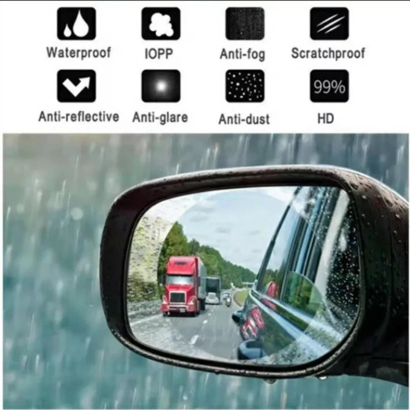 Película Antiembaçante e Antichuva para Retrovisor - Par