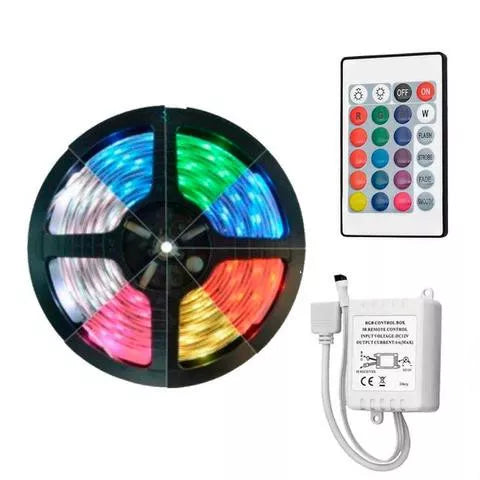 Fita Led RGB 3528 5 Metros a Prova D'Água