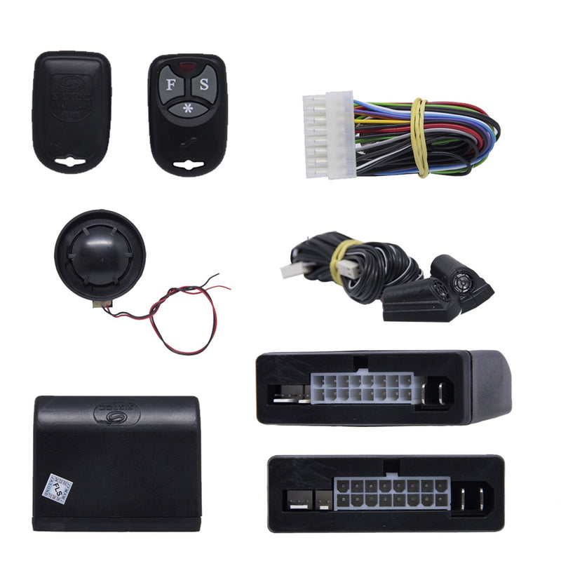 Kit Alarme de Carros Sistec Automotivo SXT 987 TE Com 2 Controles