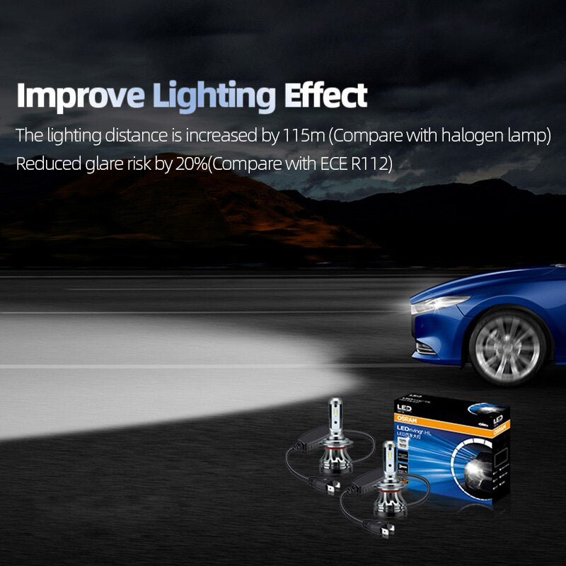 Kit Lâmpada LED OSRAM LEDriving HL - 12V, 6000K - H4