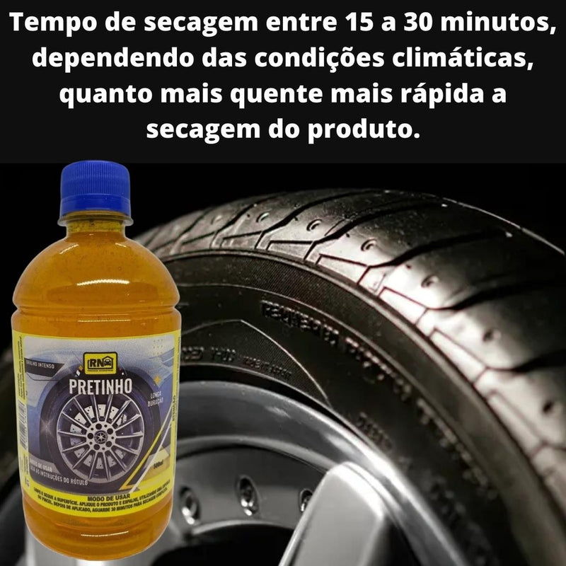 Kit 2 Pretinho Baba de Camelo Automotivo Concentrado 500ml