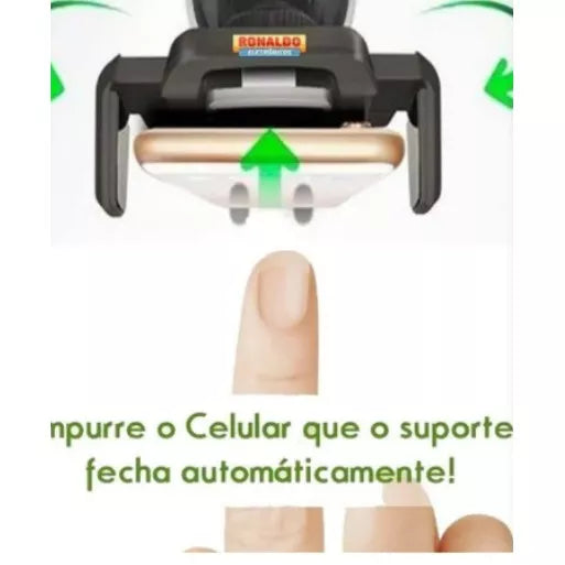 PROMOÇÃO! Suporte Celular Carro Resistente Firme Haste Ajuste Prolongável Rotação 360 - ML-0059