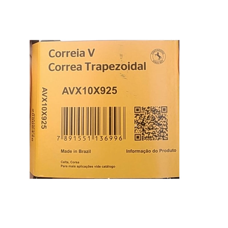 Correia Alternador Corsa sem Ar Condicionado - 1994 até 2014