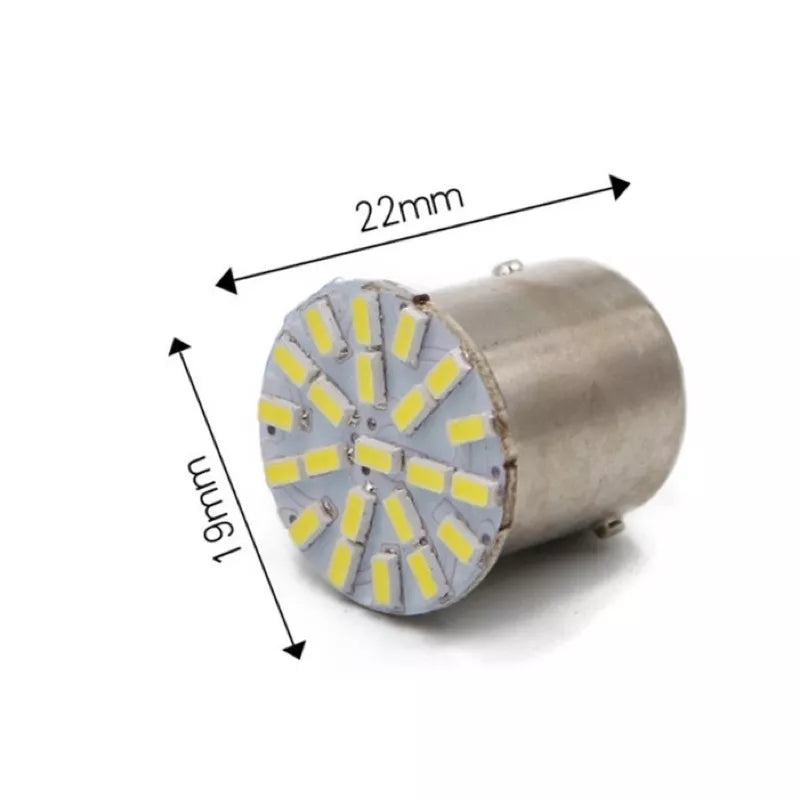 Par lâmpada Led Ré 1 polo 22 leds 1156 Branco