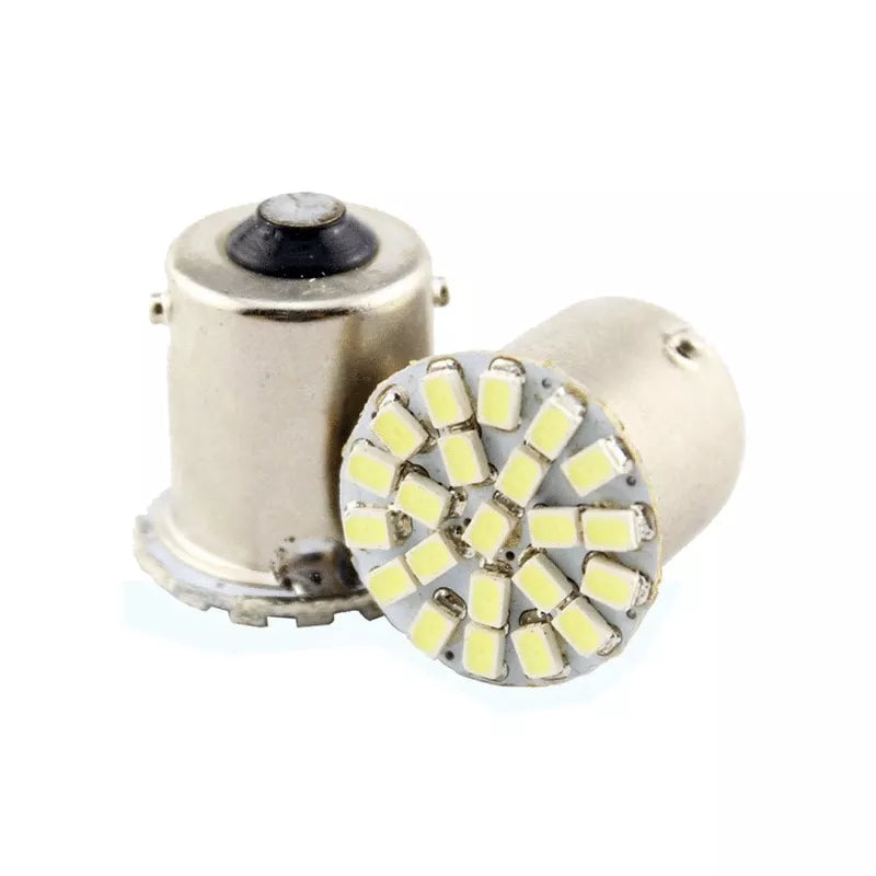 Par lâmpada Led Ré 1 polo 22 leds 1156 Branco