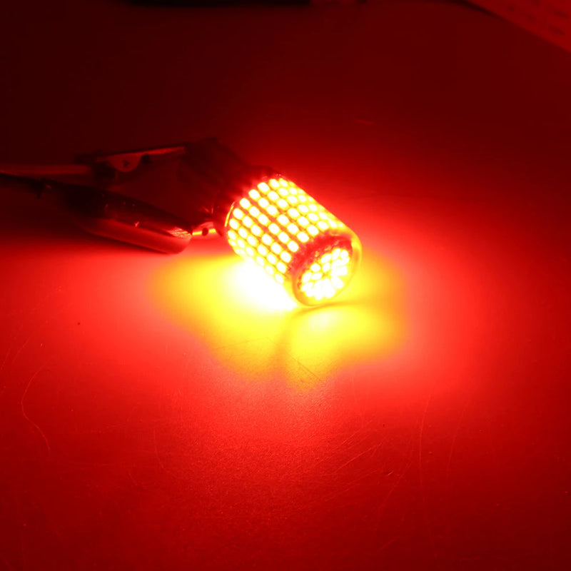 Lâmpada Led 144 Leds SMD 360 Graus - Vermelho | Unidade