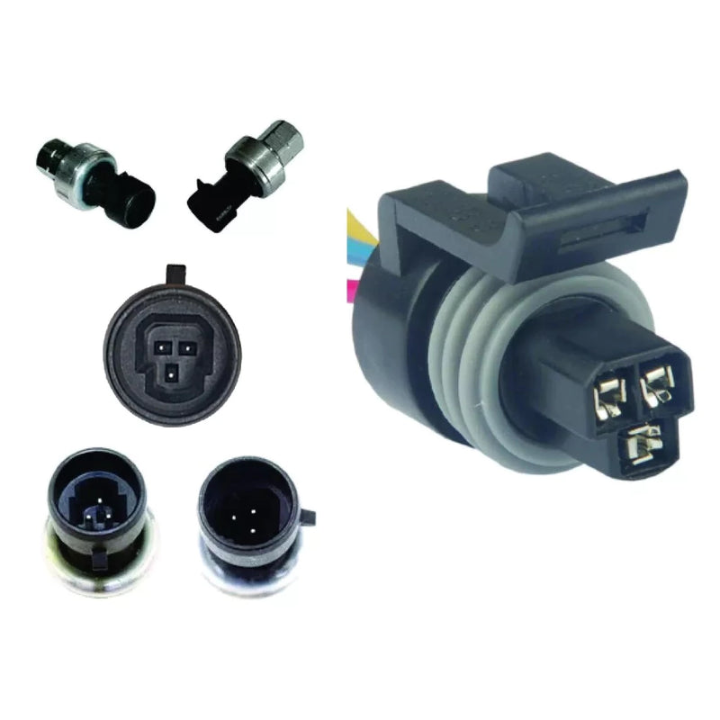 Conector Plug Sensor TPS (Posição da Borboleta) - 3 Vias