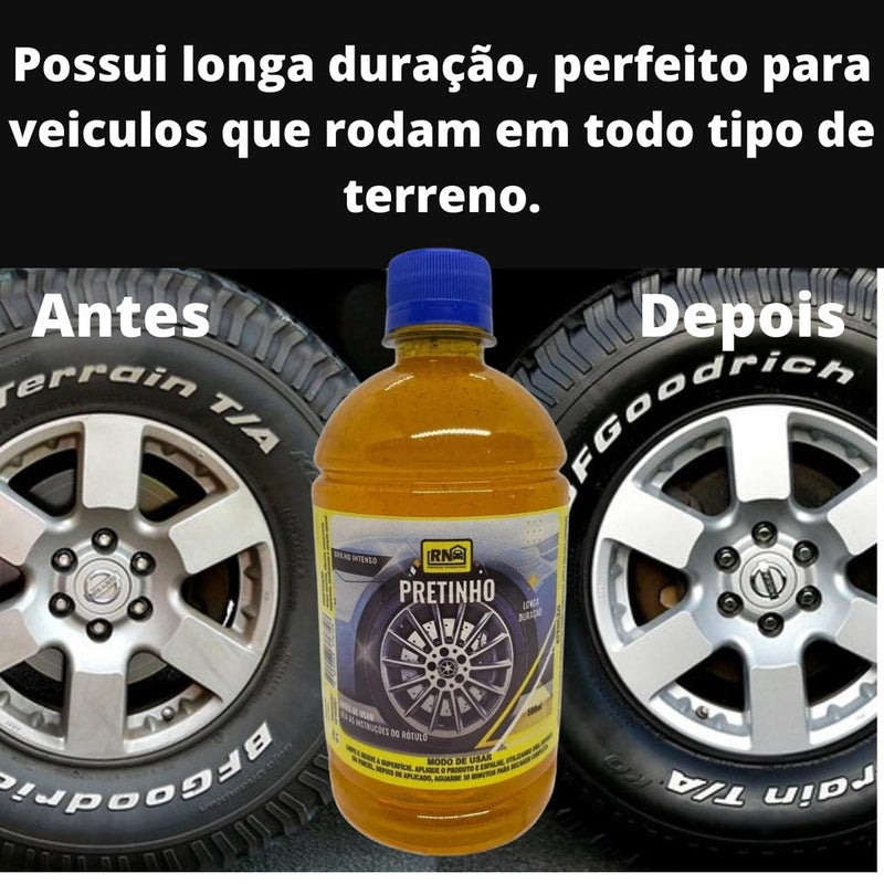 Kit 2 Pretinho Baba de Camelo Automotivo Concentrado 500ml