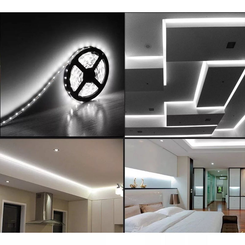 Fita Super Led 5050 Branco Frio 6000k LP20 5 Metros - Sem fonte