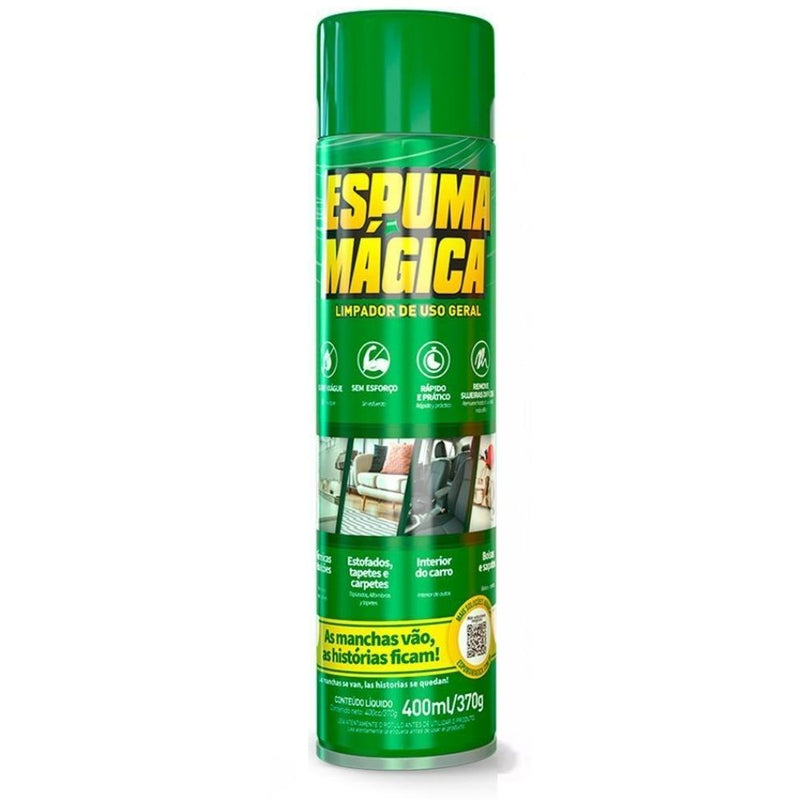 Espuma Magica Limpa Seco Tenis Sofá Fogão Tecido Proauto 400ml