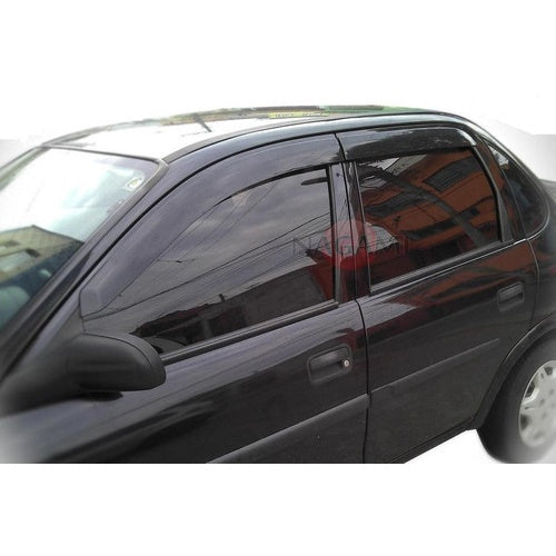 Calha de Chuva Defletor Fumê Corsa Classic / Hatch / Wagon 1994 a 2017 4 portas